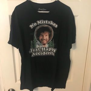 Bob Ross funny tee.